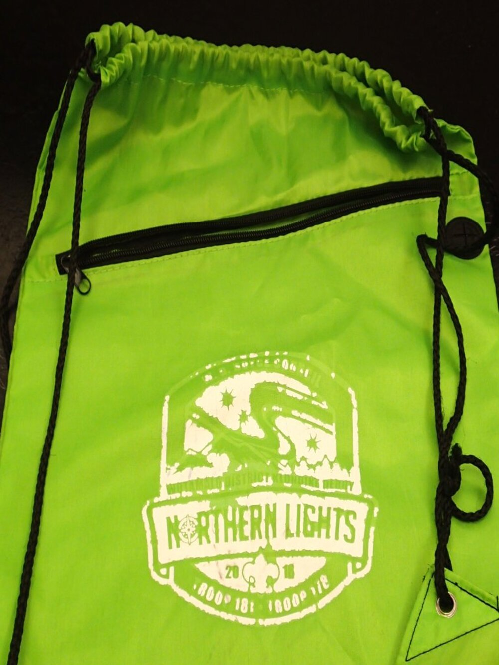 Green Cinch Sack